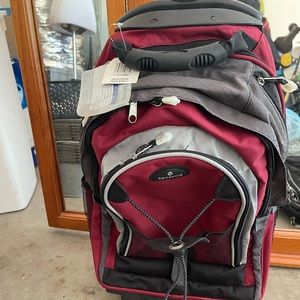 NEW. Samsung pulley backpack.